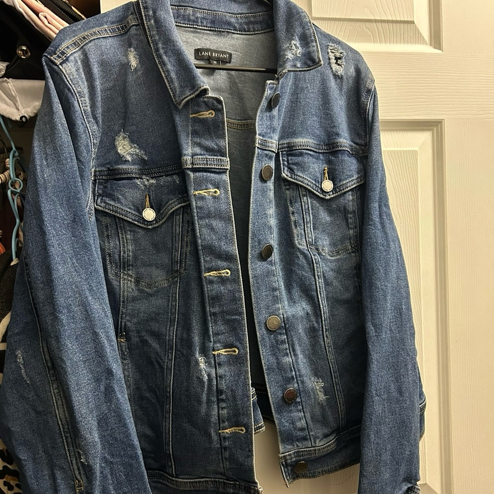 Lane Bryant Blue Denim Jacket